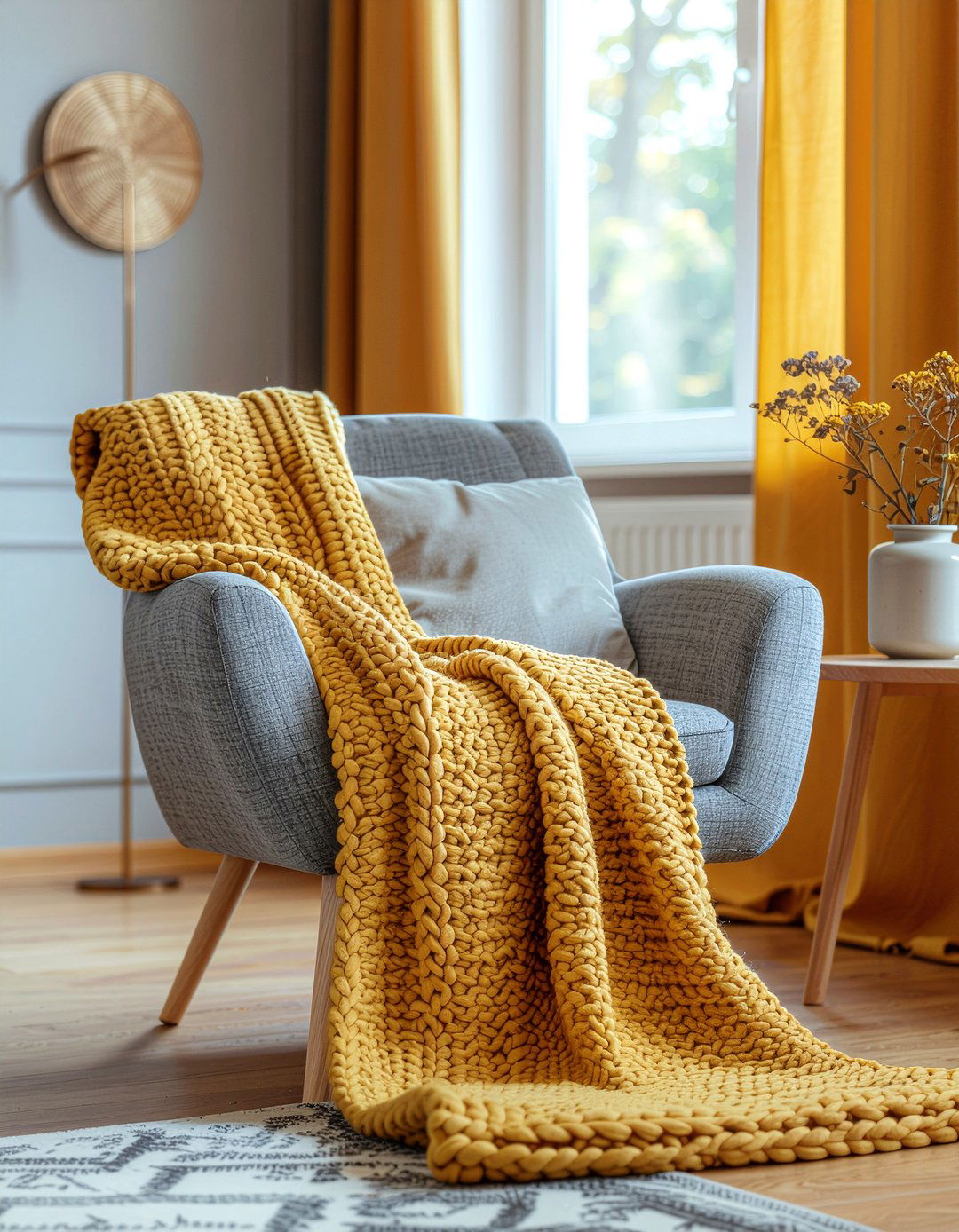 Throw Blankets - 30 budget living room ideas