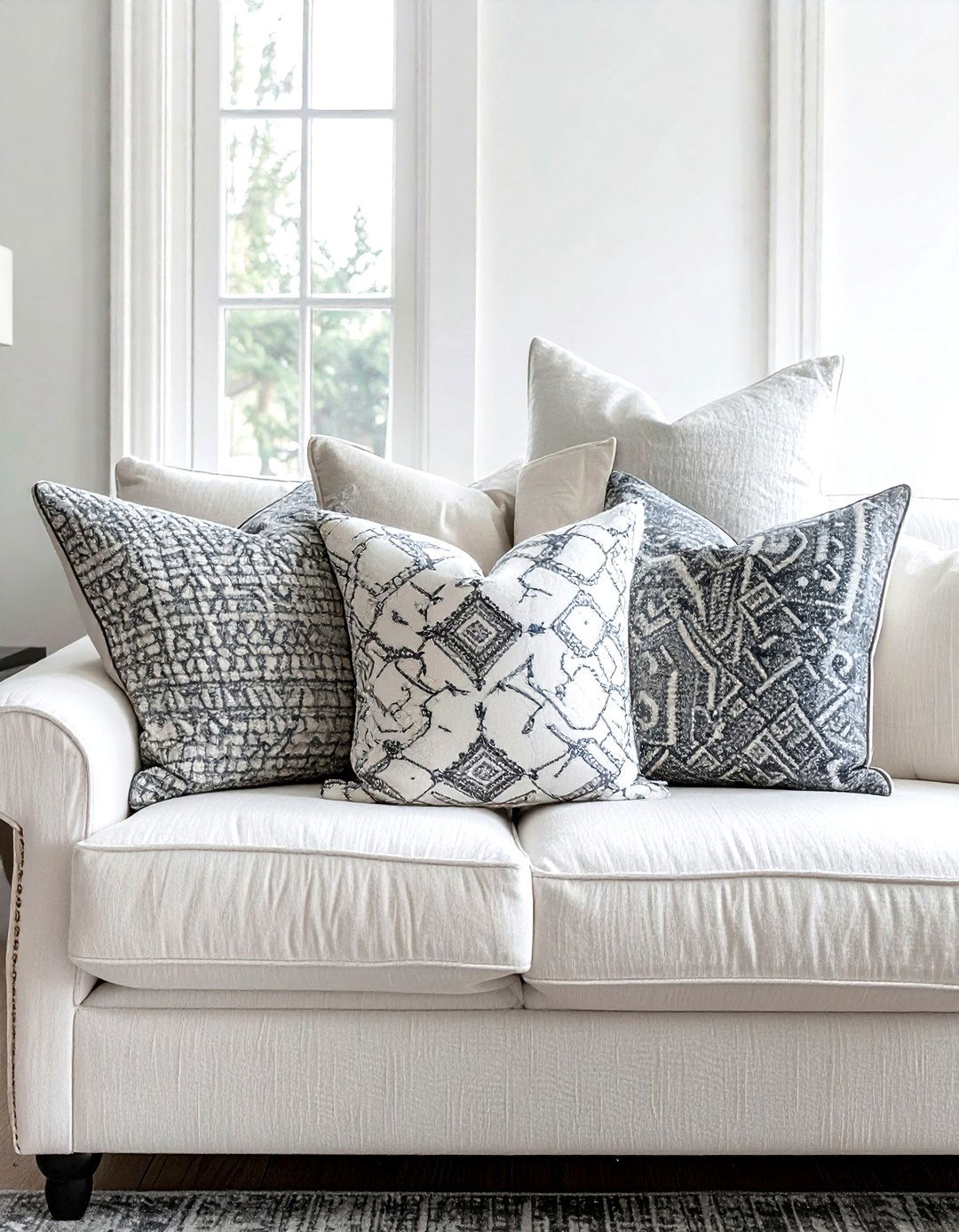 Throw Pillow Arrangement - 30 decor rules