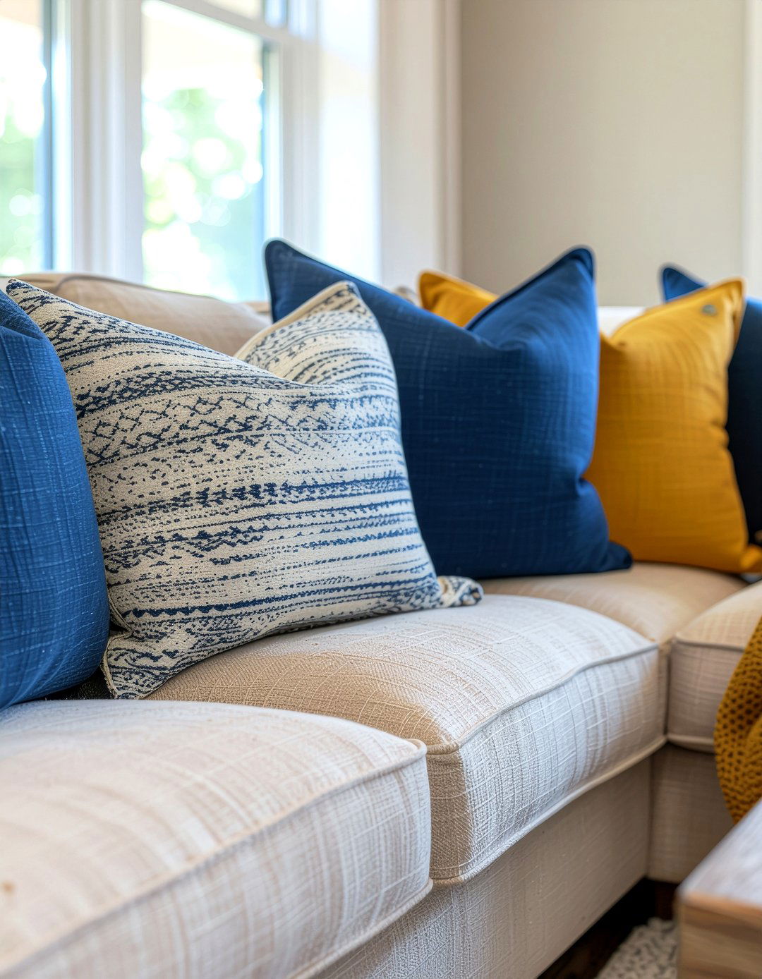 Throw Pillow Styling - 30 living room refresh ideas
