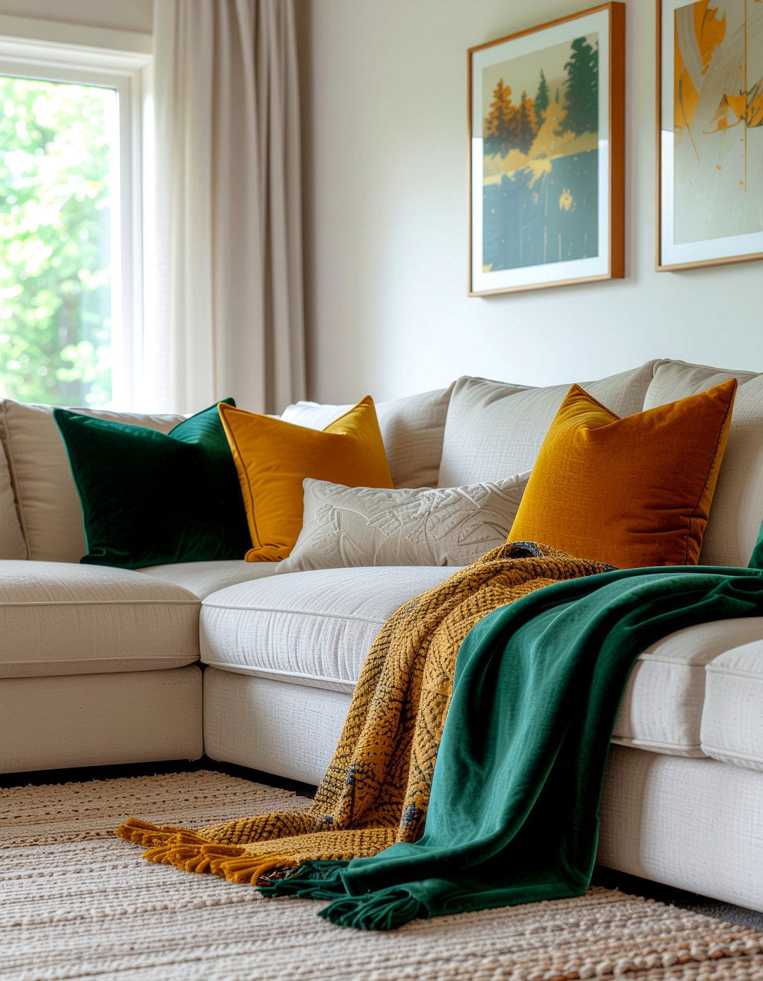 Throw Pillows - 30 cheap living room ideas