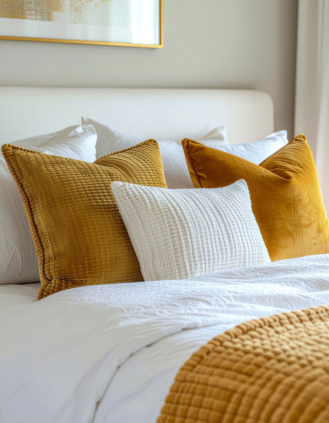 Throw Pillows - 30 low cost bedroom ideas