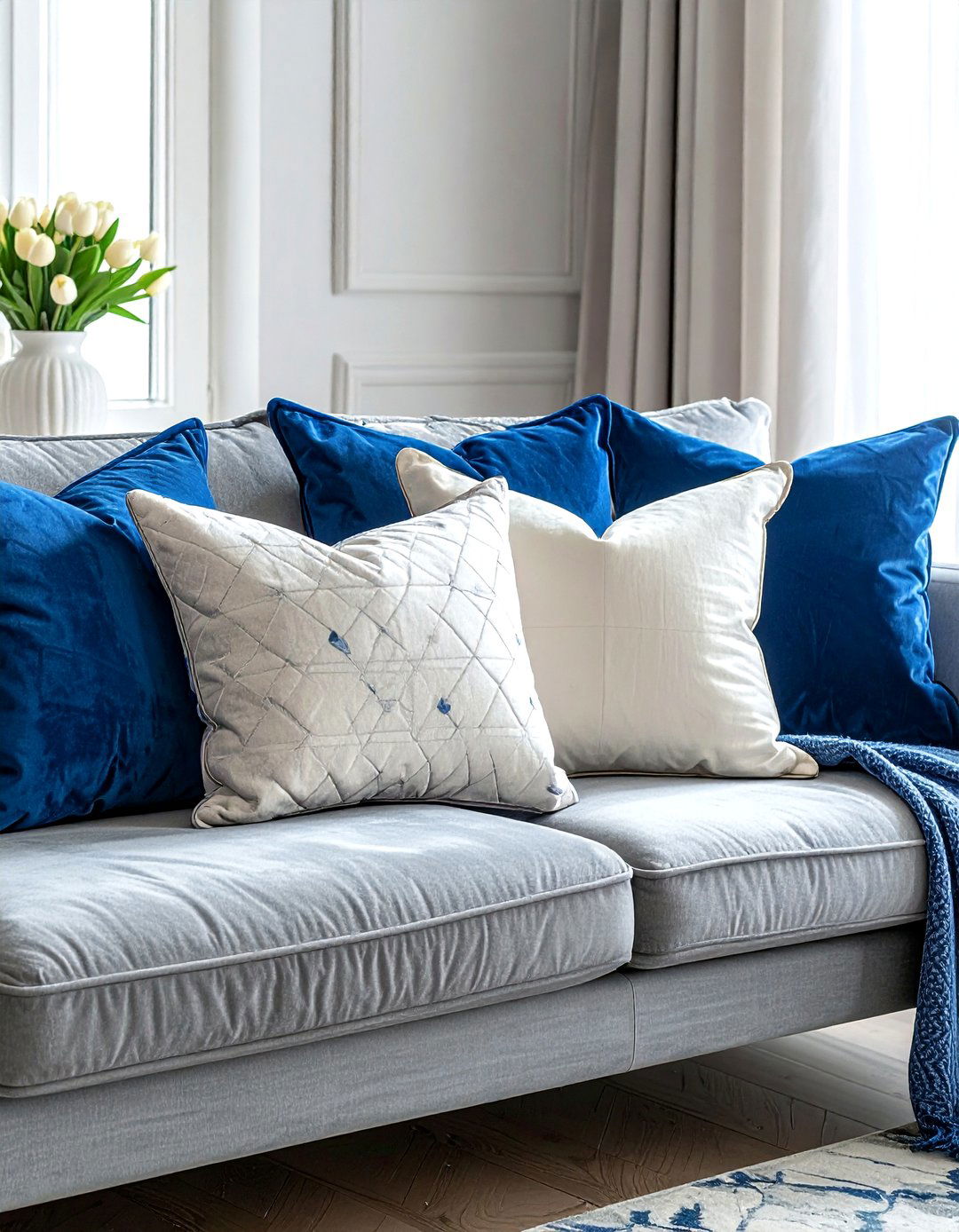 Throw pillow arrangement - 30 home styling tips