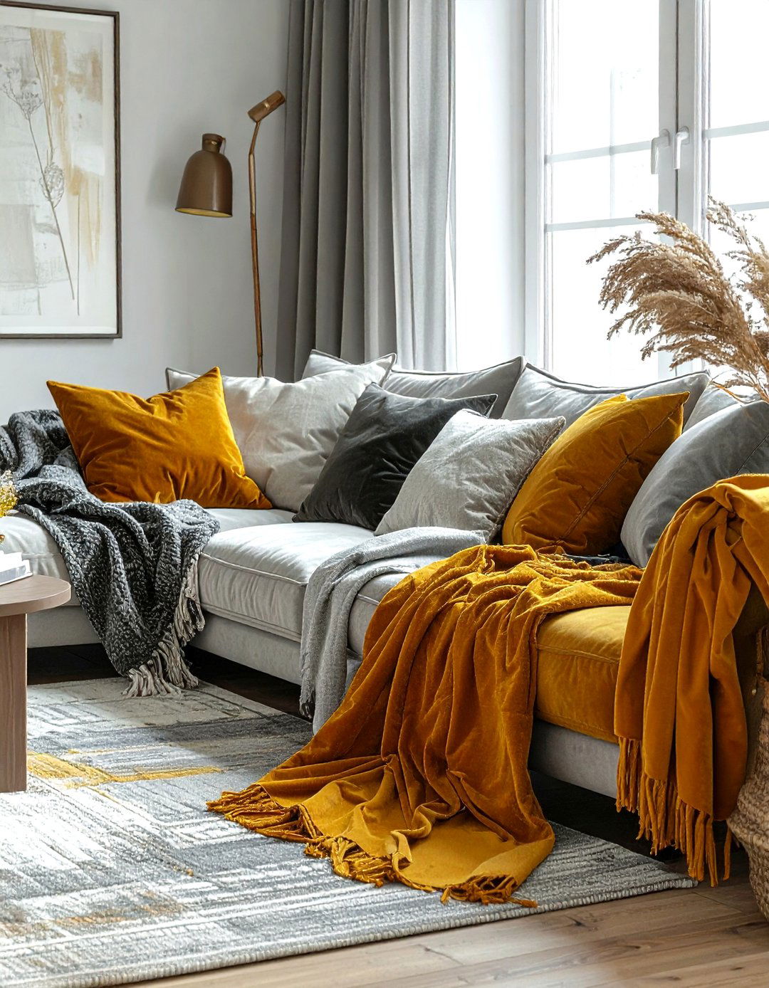 Throw pillows - 30 rental decor ideas