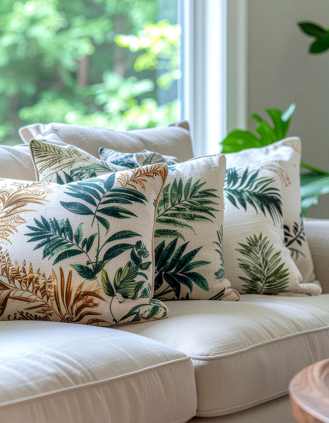 Throw pillows - 30 low cost living room ideas