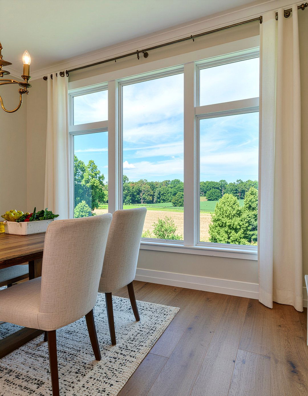 Tie Back Curtain Styles - 30 dining room window treatment ideas