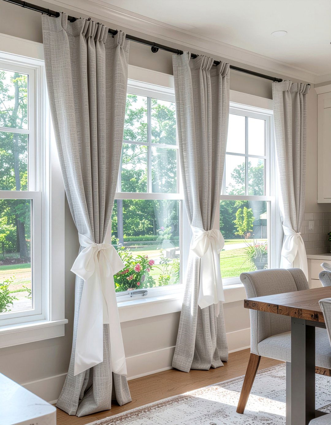 Tie Up Curtains - 30 kitchen curtain ideas