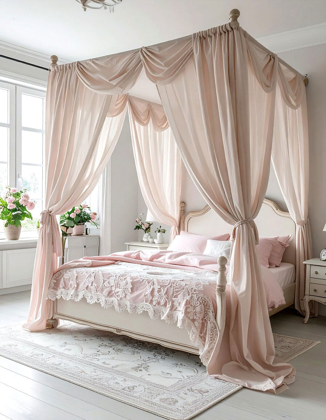 Tie top linen curtains - 30 linen curtain ideas