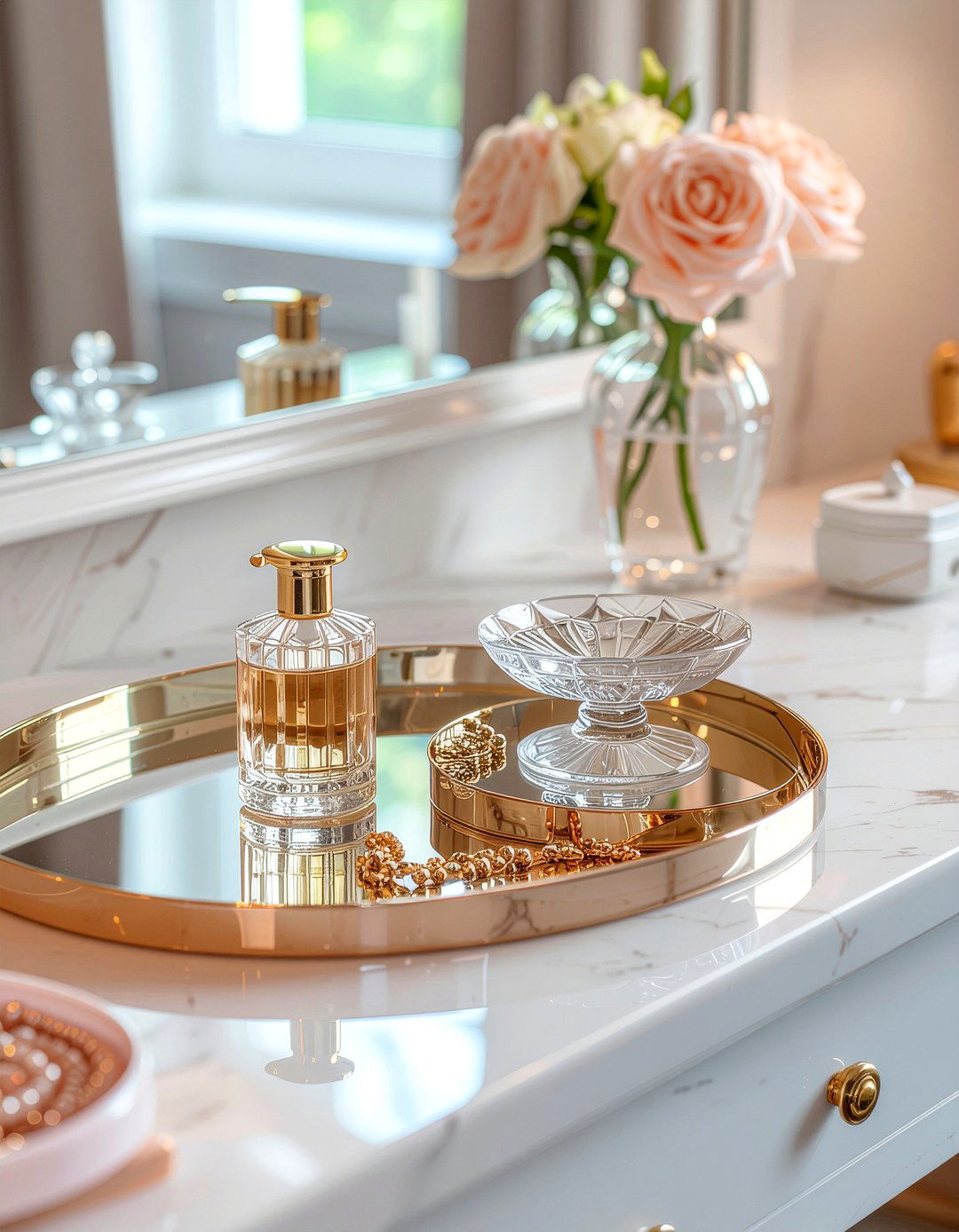 Tiered Corner Tray - 30 bathroom corner storage ideas