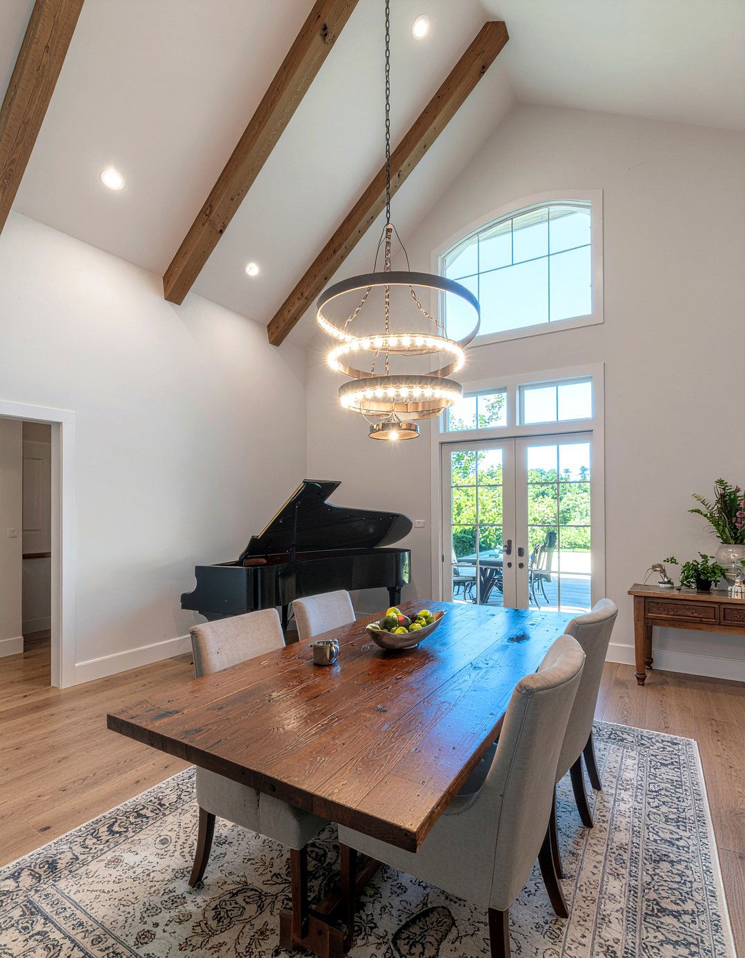 Tiered Farmhouse Lighting - 30 farmhouse chandelier dining room ideas