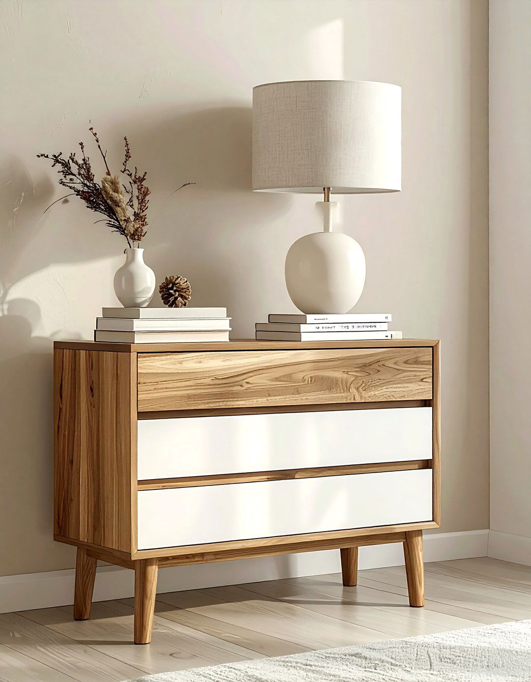 Tiered Nightstands - 30 bedroom clever storage ideas