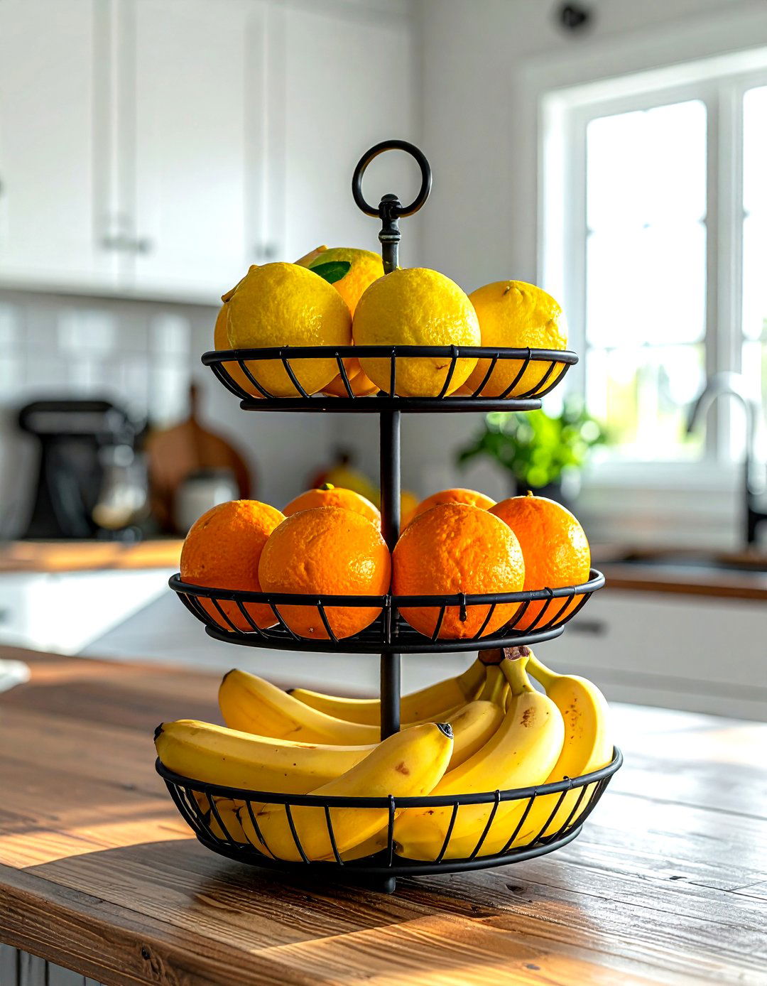 Tiered fruit basket - 30 kitchen fruit bowl ideas
