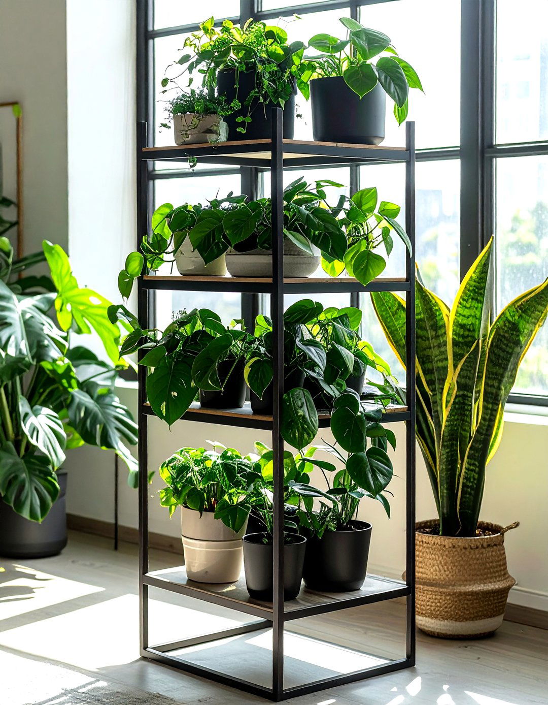 Tiered plant stand - 30 decor enhancement ideas