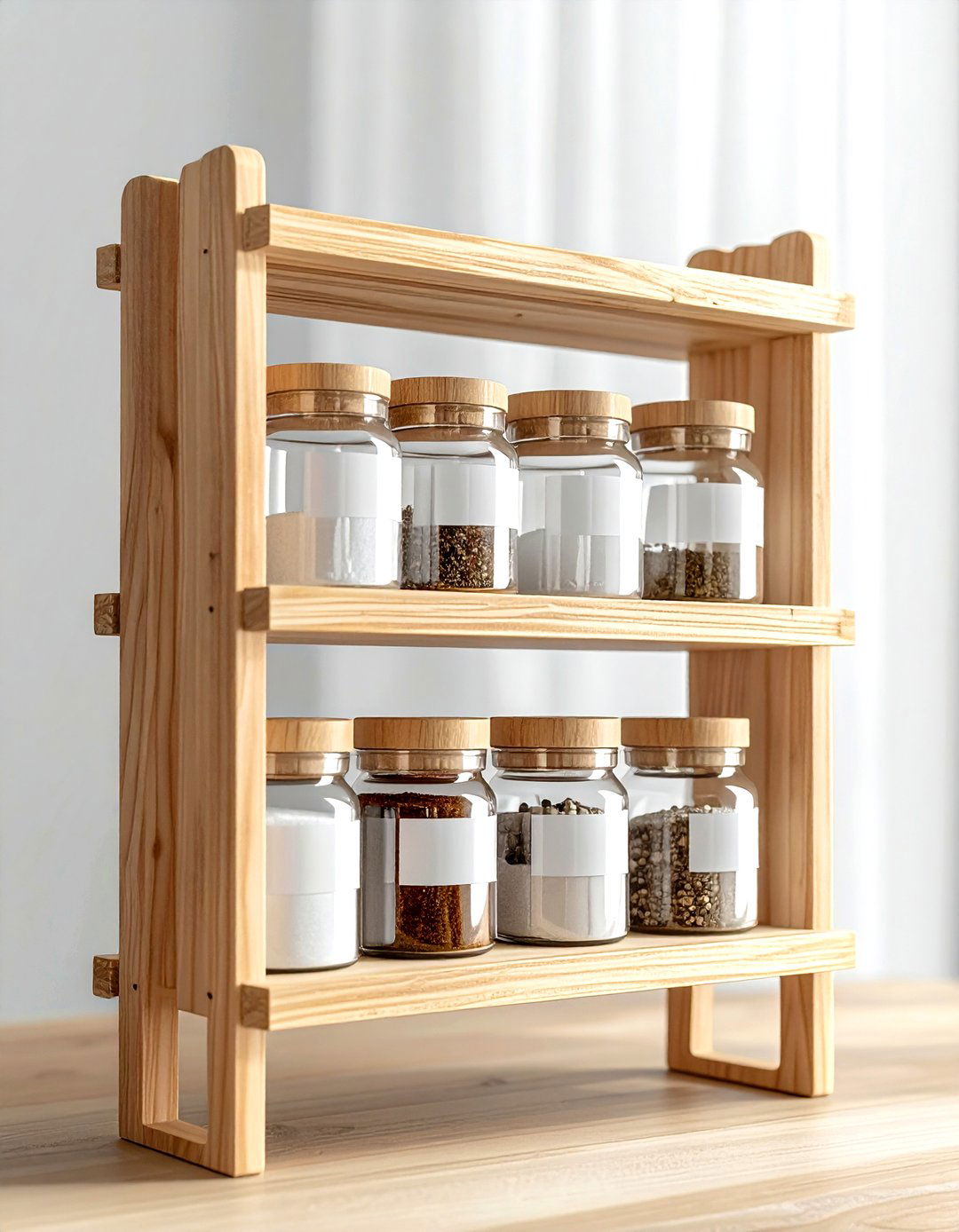 Tiered spice rack - 30 kitchen storage hacks