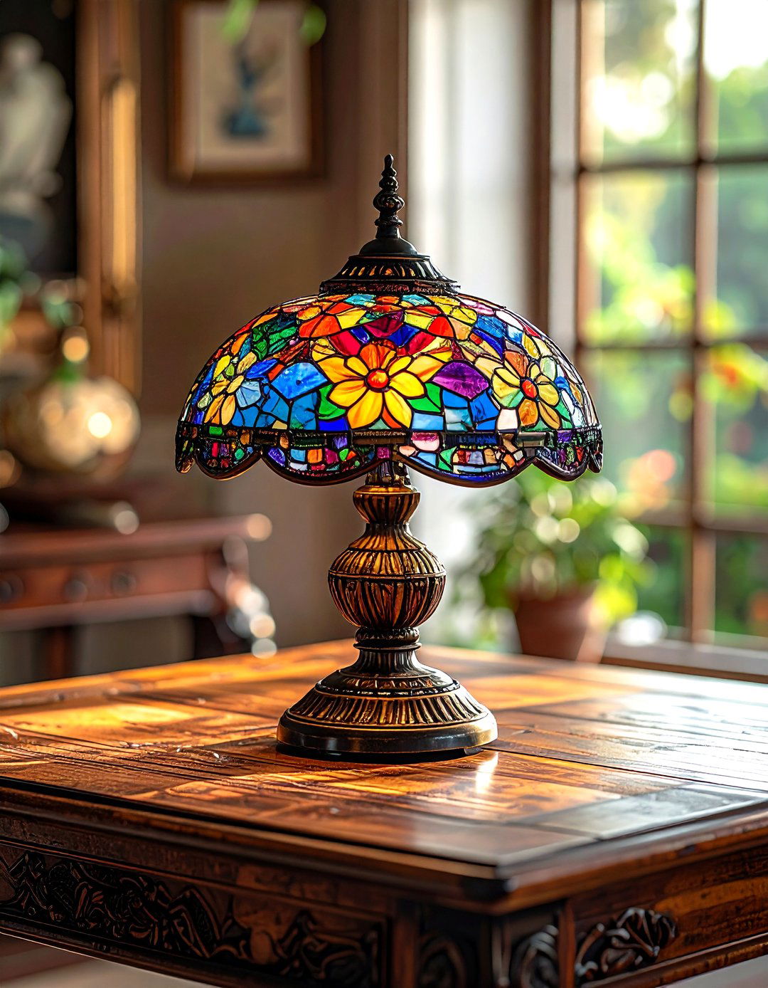 Tiffany Style Lamp - 30 table lamp ideas