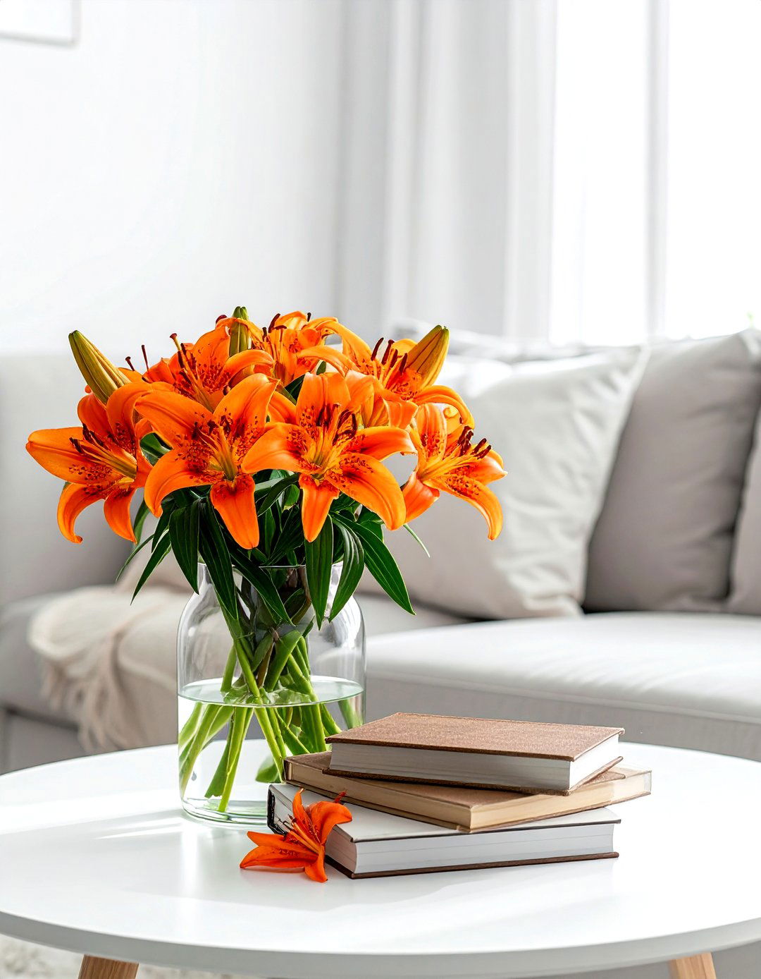 Tiger Lily Floral Decor - 30 orange decor ideas