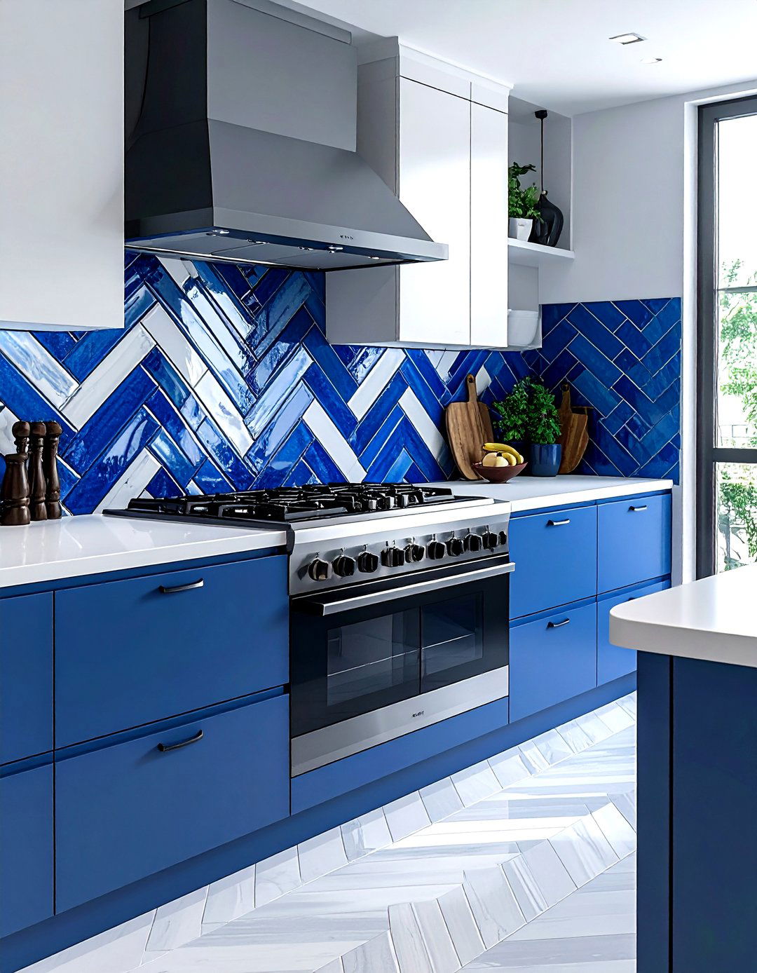 Tile Backsplash Pattern - 30 apartment kitchen ideas