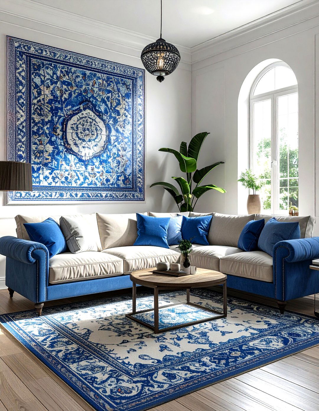 Tile Effect Wall Stickers - 30 living room wall stickers