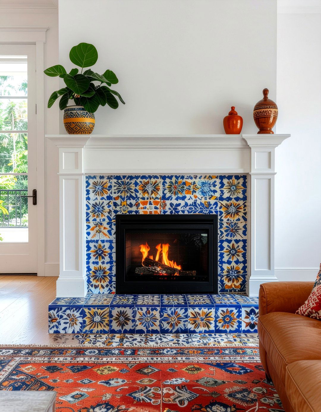 Tile Surround Fireplace - 30 fireplace insert ideas