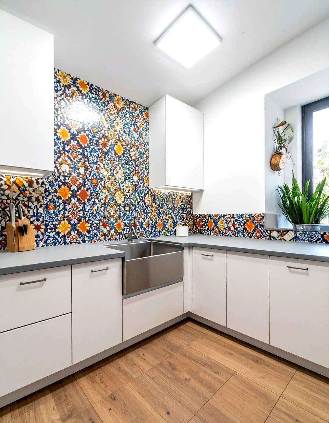 Tile backsplash scullery - 30 kitchen catering kitchen ideas