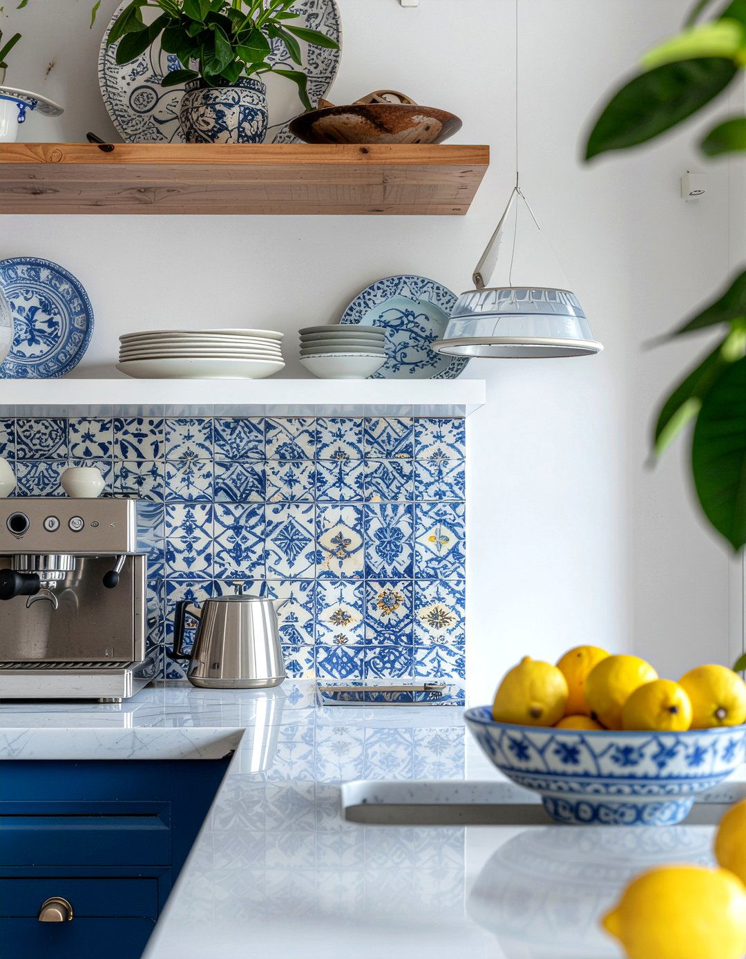 Tiled Coffee Station - 30 dining room coffee station ideas