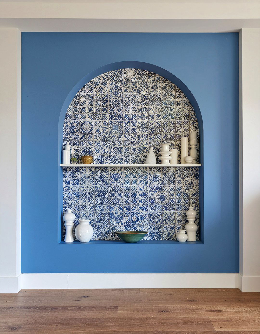 Tiled Wall Niche - 30 living room wall niches