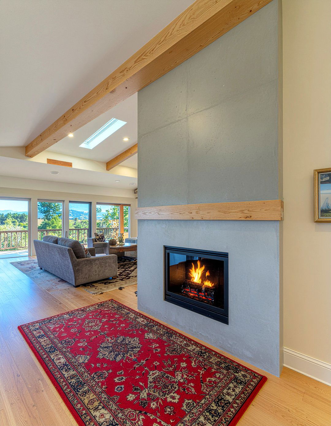 Timber Frame Floor To Ceiling Fireplace - 30 living room timber frame ideas