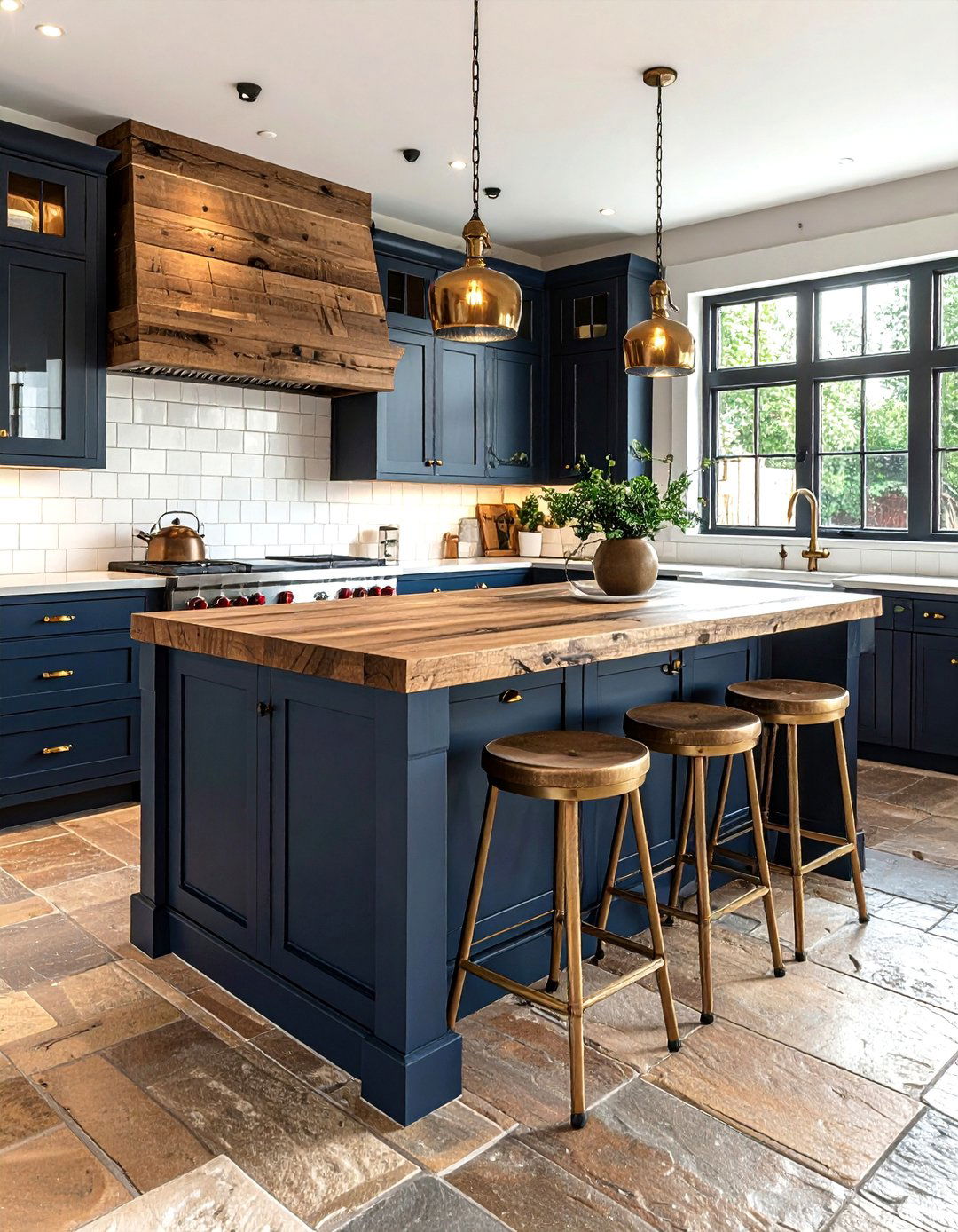 Timber kitchen island - 30 Georgian kitchen ideas