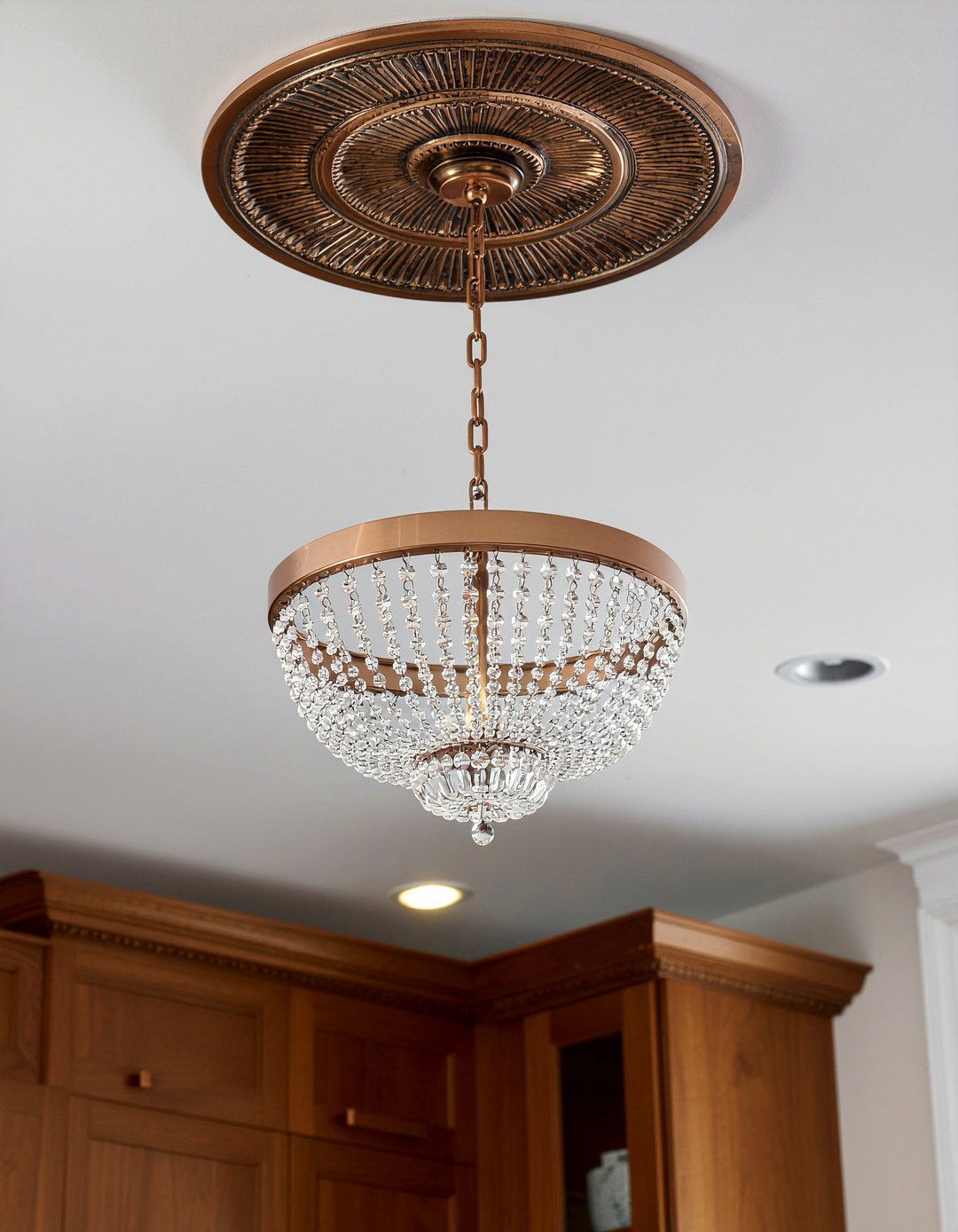 Tin Ceiling Chandelier - 30 kitchen tin ceiling ideas