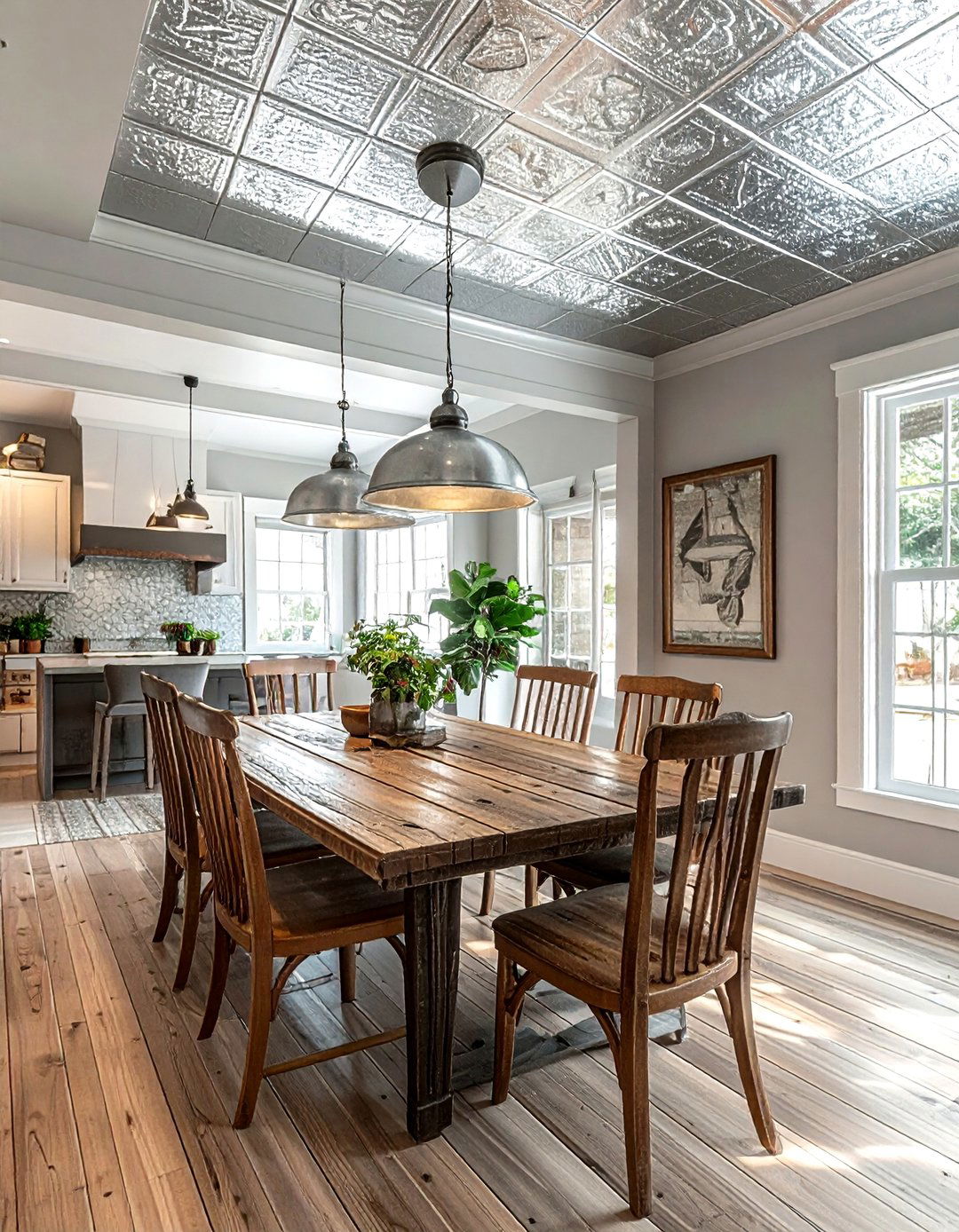 Tin Tile Dining Room Ceiling - 30 dining room ceiling ideas