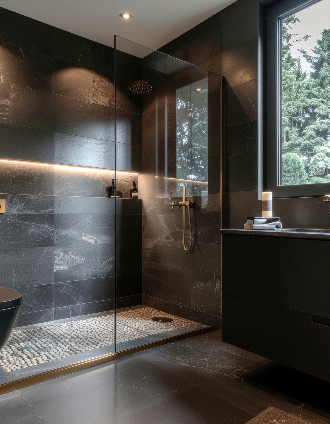 Tinted Glass Shower Door - 30 bathroom glass door ideas