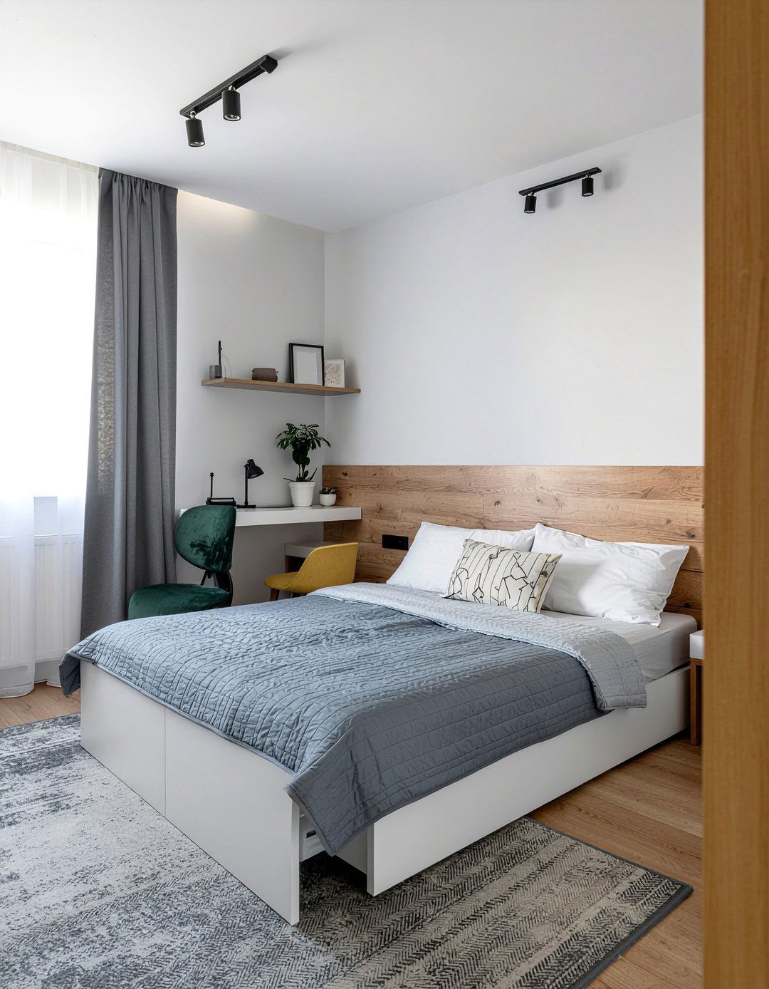 Tiny bedroom layout - 30 bedroom decoration ideas