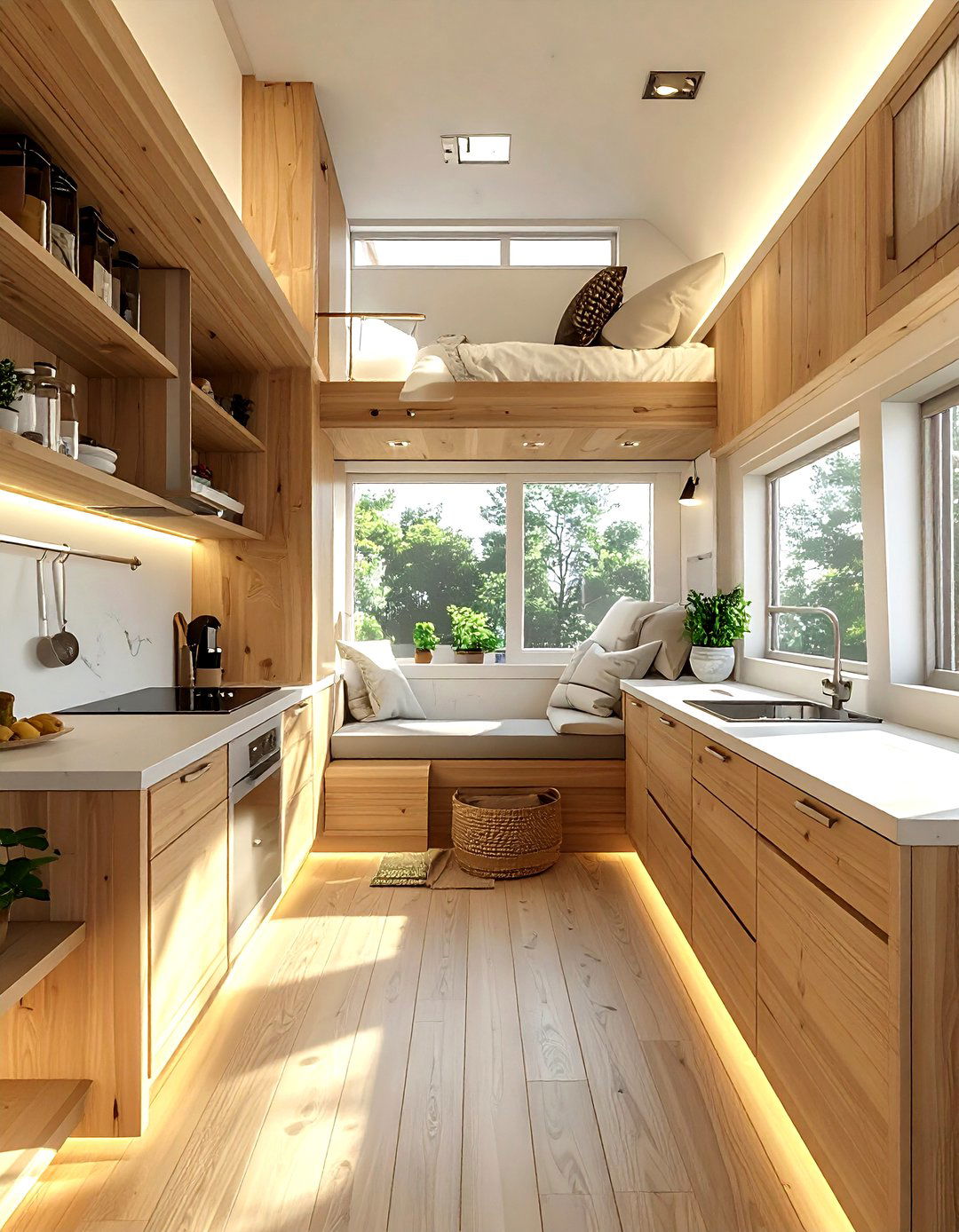 Tiny house kitchen living - 30 living room kitchen combo ideas