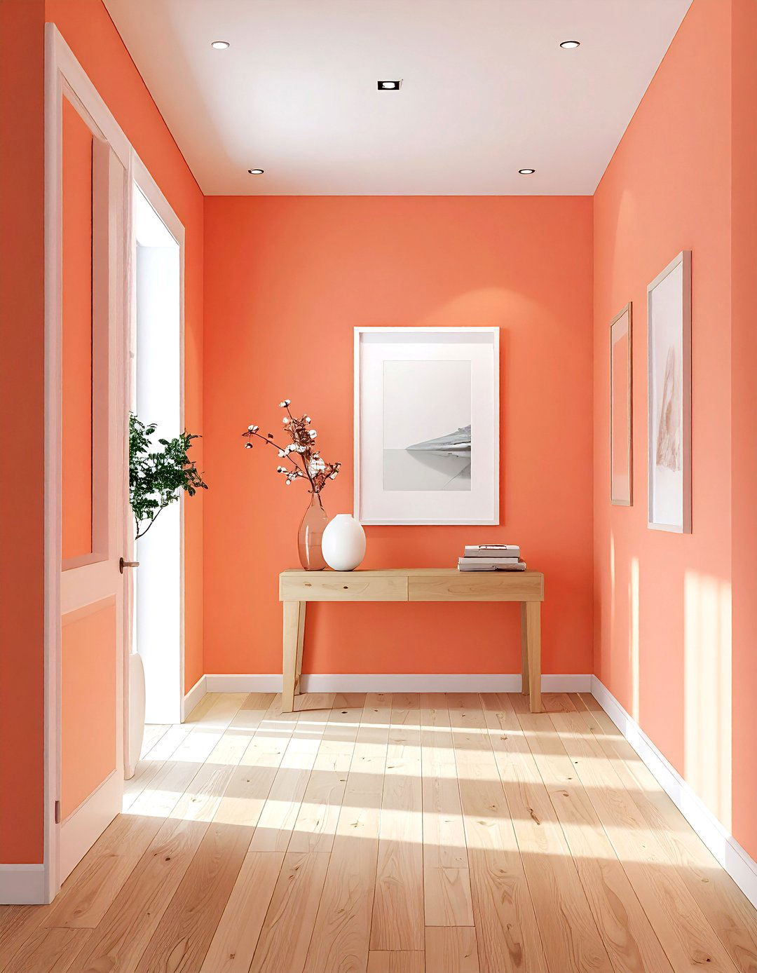 Toasted almond hallway - 30 warm paint color ideas