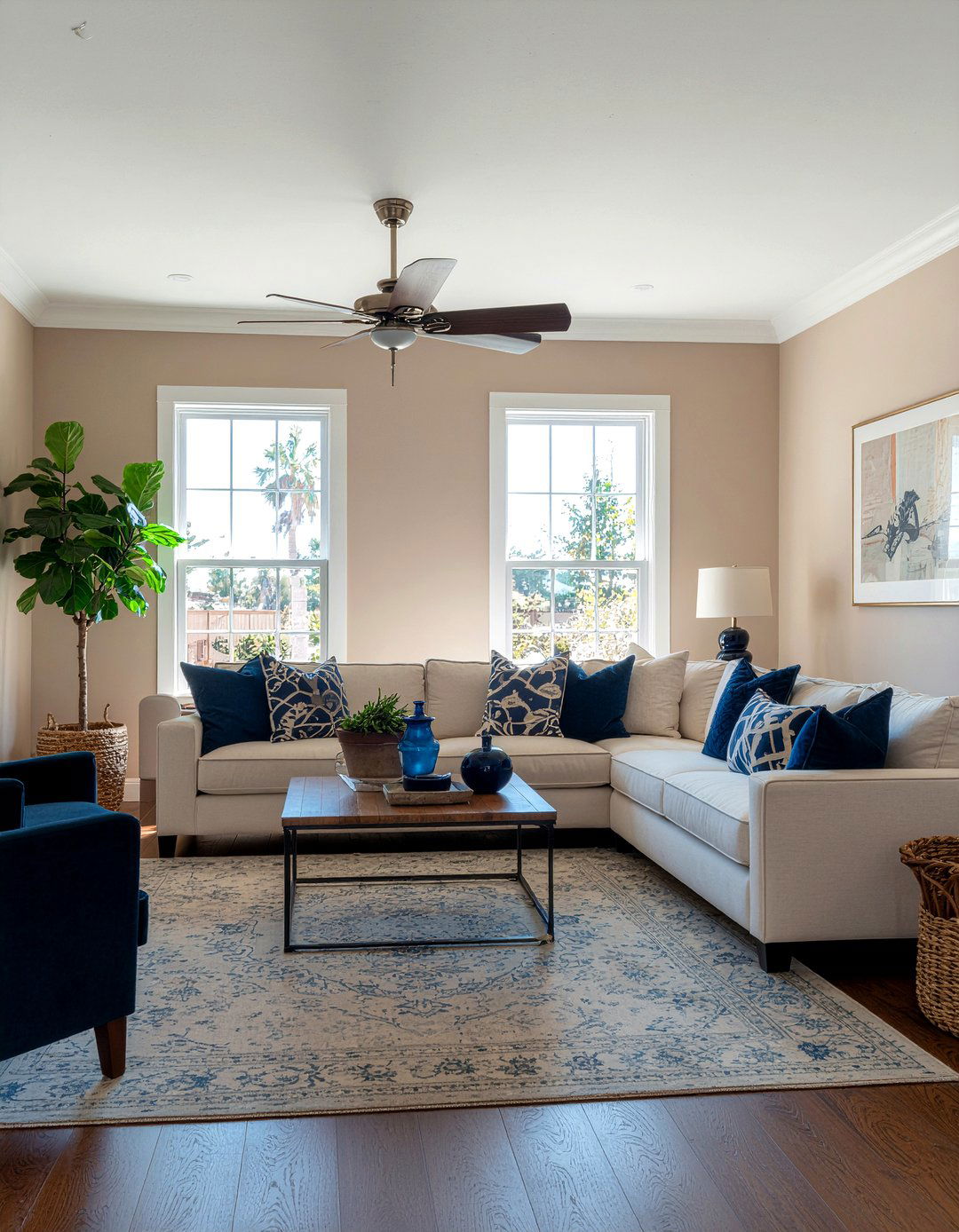 Toasted almond living room - 30 warm toned living room ideas