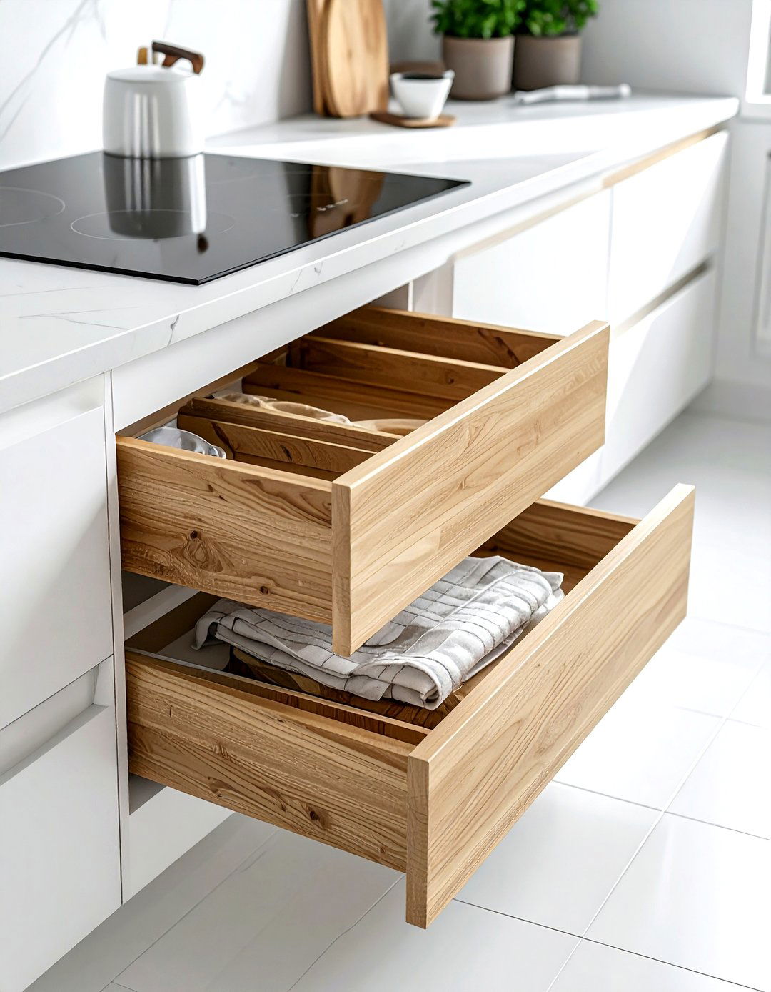 Toe Kick Drawer - 30 kitchen workflow ideas