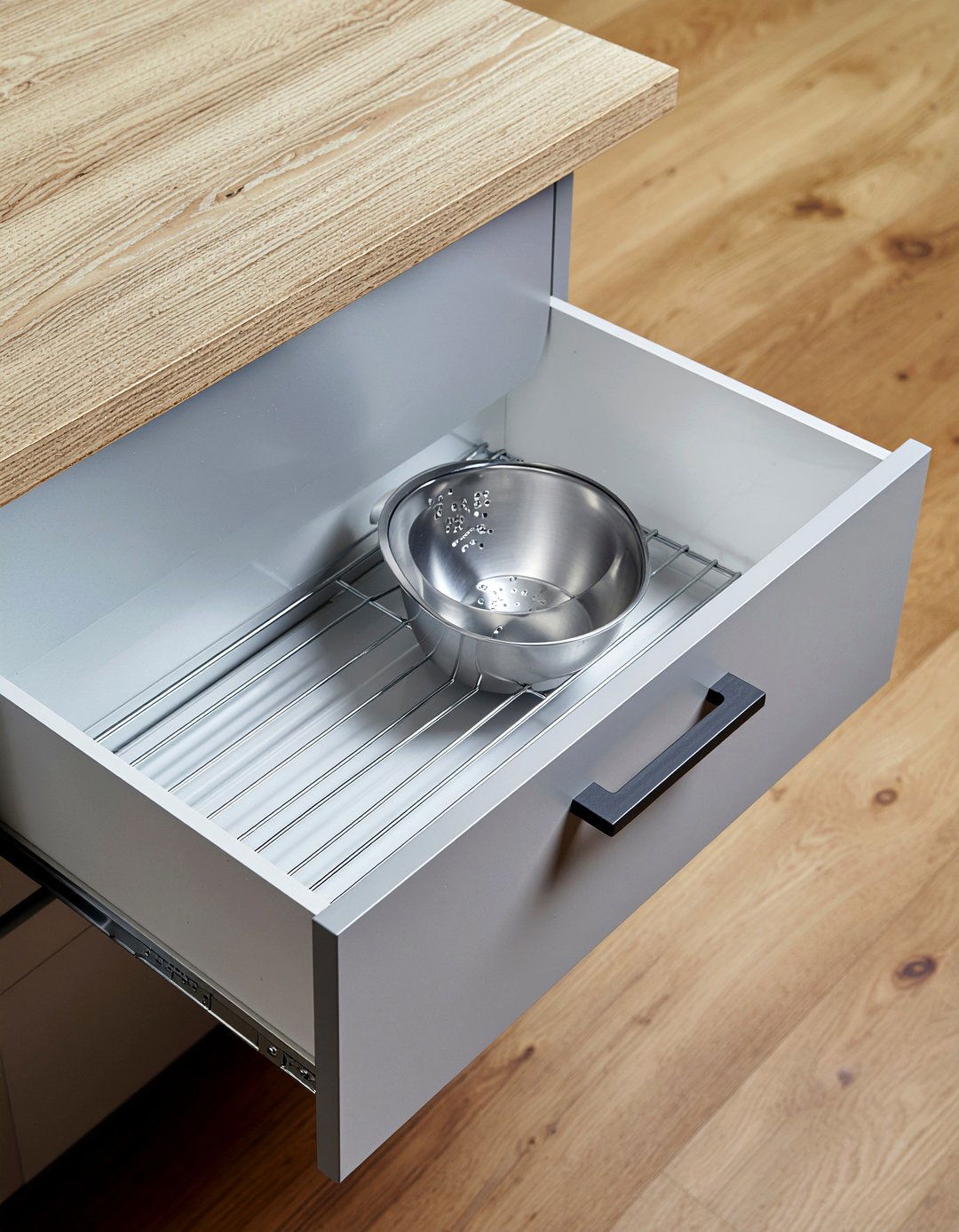 Toe Kick Drawer - 30 baking sheet storage kitchen ideas
