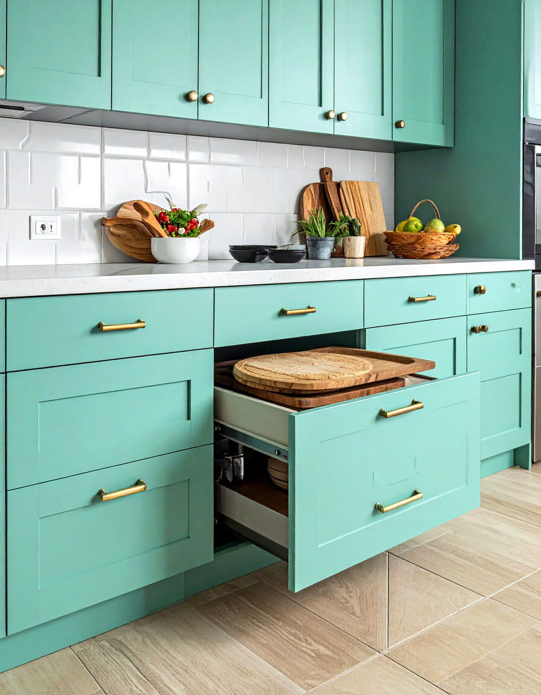 Toe Kick Drawers - 30 small kitchen cabinet ideas