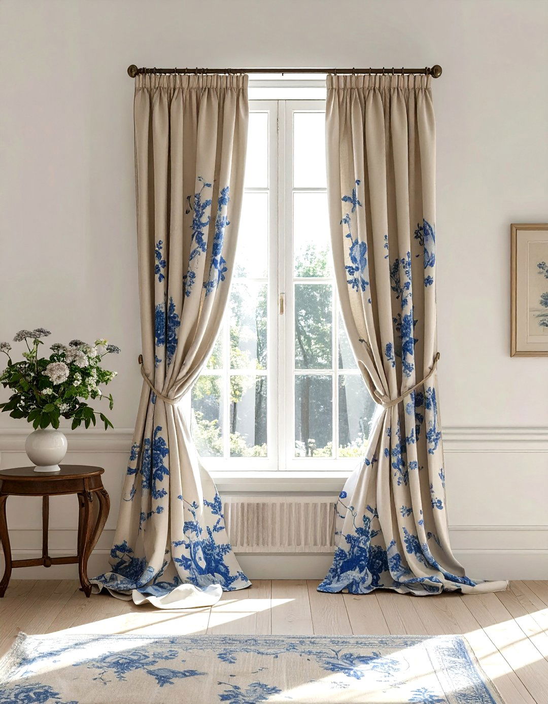 Toile De Jouy Curtains - 30 French country decor ideas