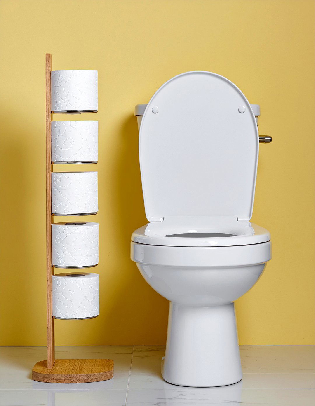 Toilet Paper Stand - 30 bathroom DIY storage ideas