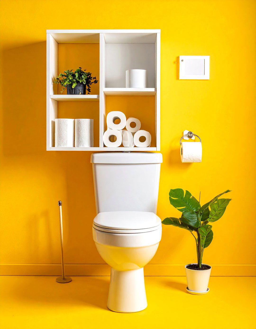 Toilet Storage Cabinet - 30 bathroom unconventional storage ideas