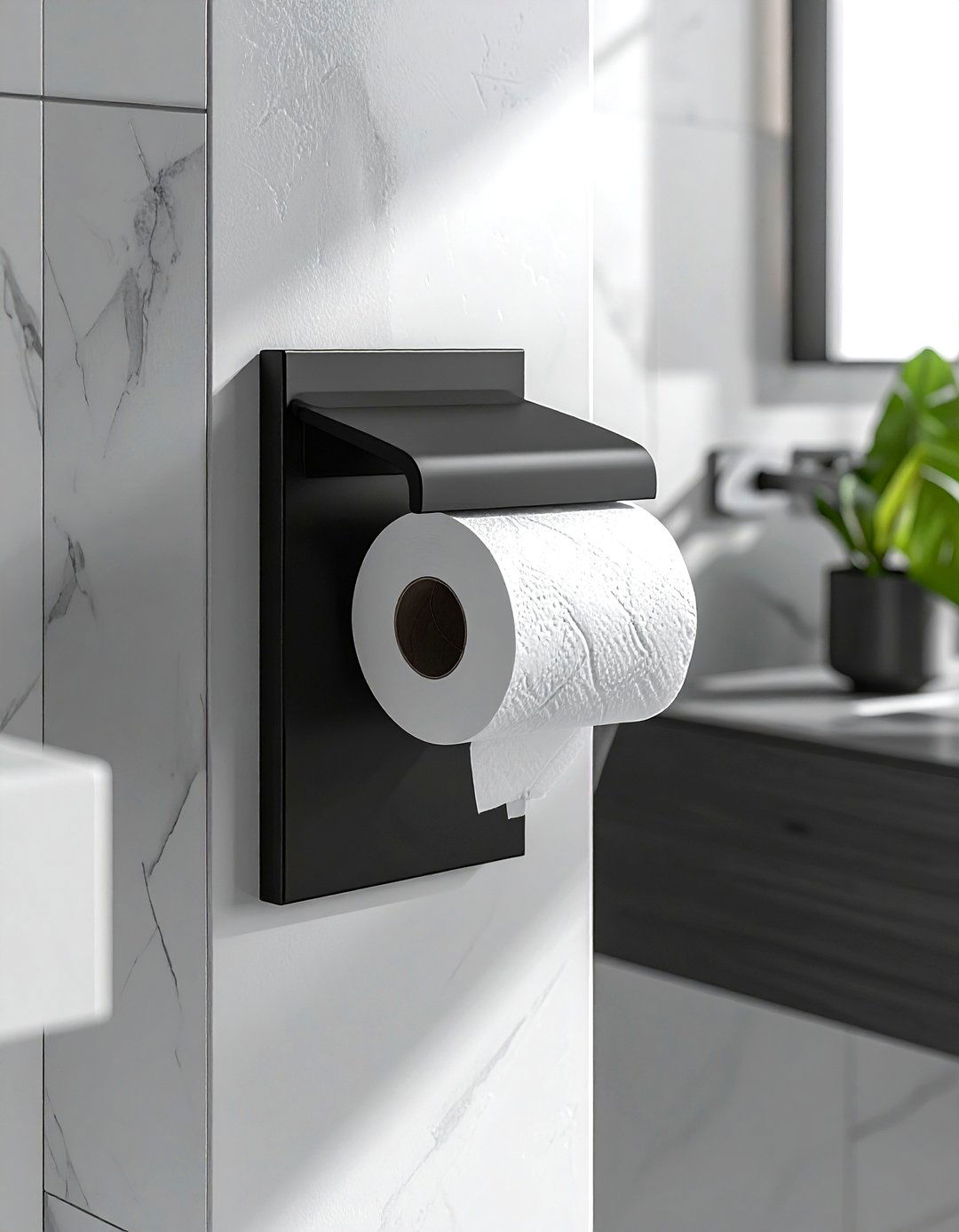 Toilet paper holder - 30 bathroom shopping list ideas