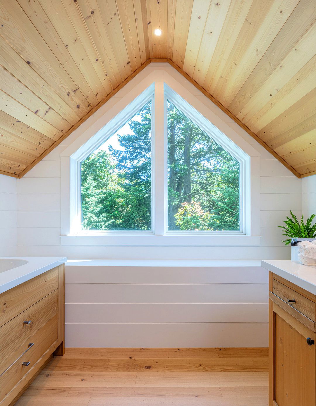 Tongue And Groove Bathroom Ceiling - 30 bathroom millwork ideas
