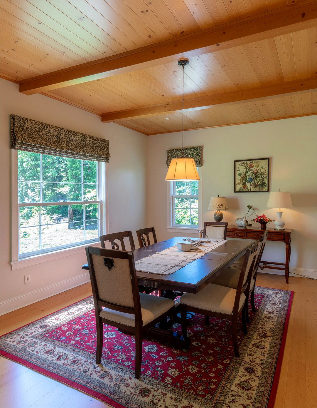 Tongue And Groove Wood Ceiling - 30 dining room wood ceiling ideas