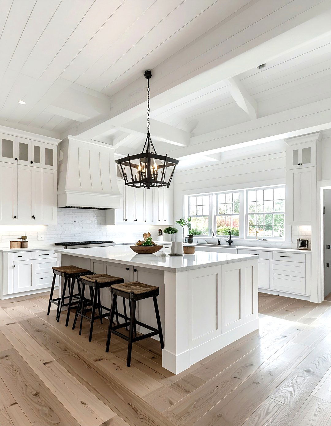 Tongue Groove Ceiling - 30 kitchen paneling ideas