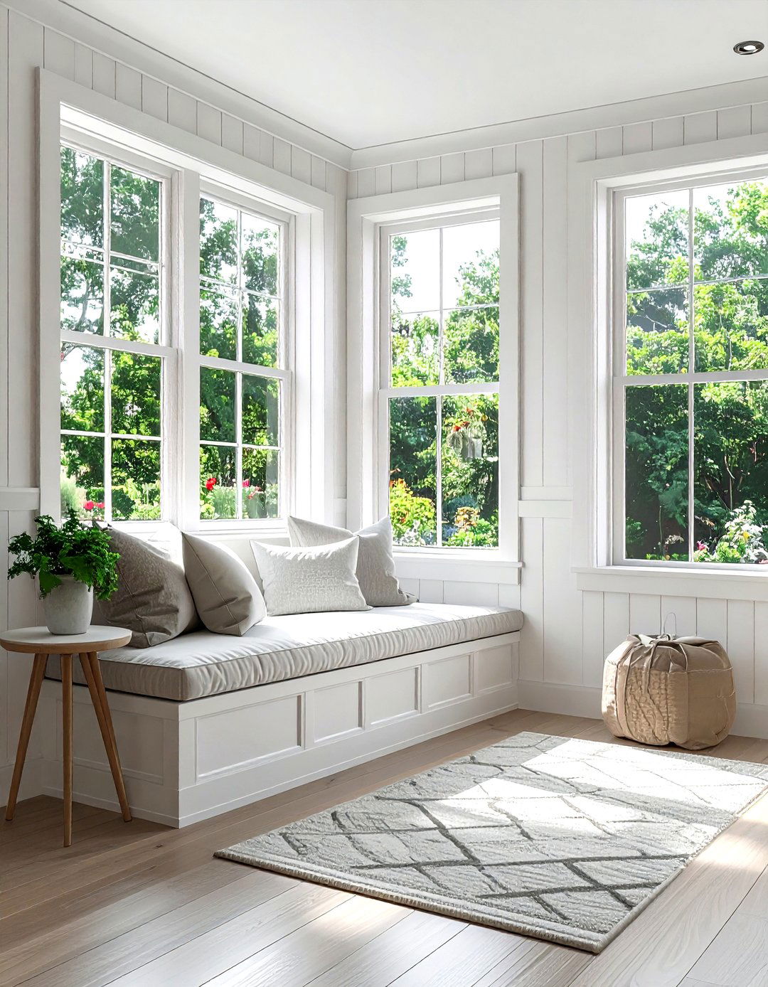 Tongue and groove window nook - 30 living room tongue and groove ideas