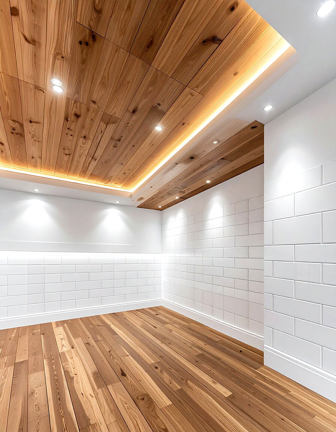 Tongue and groove wood ceiling - 30 wood ceiling bathroom ideas