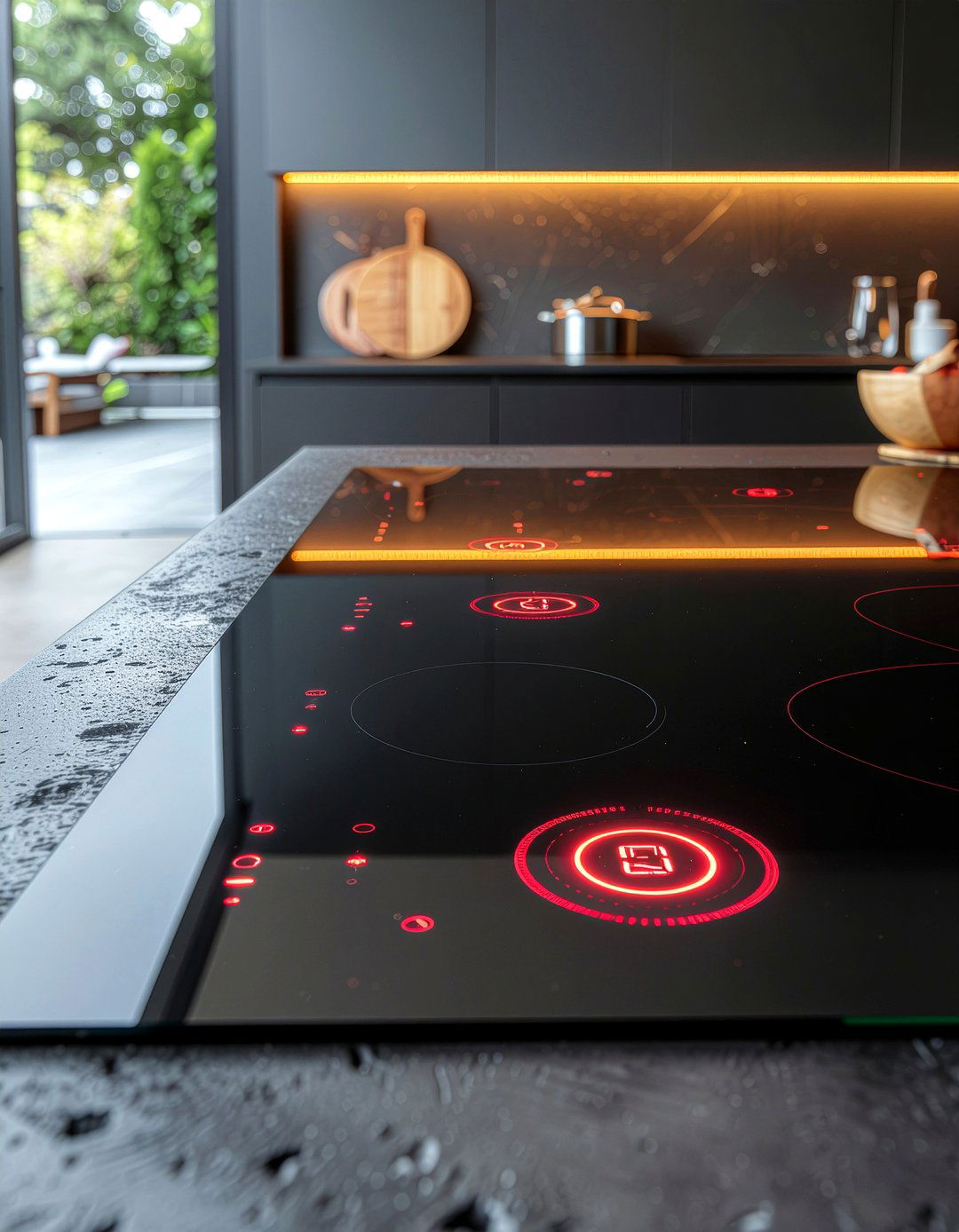 Touch Control Electric Cooktop - 30 electric cooktop kitchen ideas