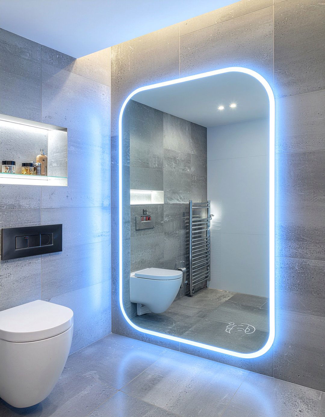 Touch Screen Magnifying Mirror - 30 magnifying mirror bathroom ideas