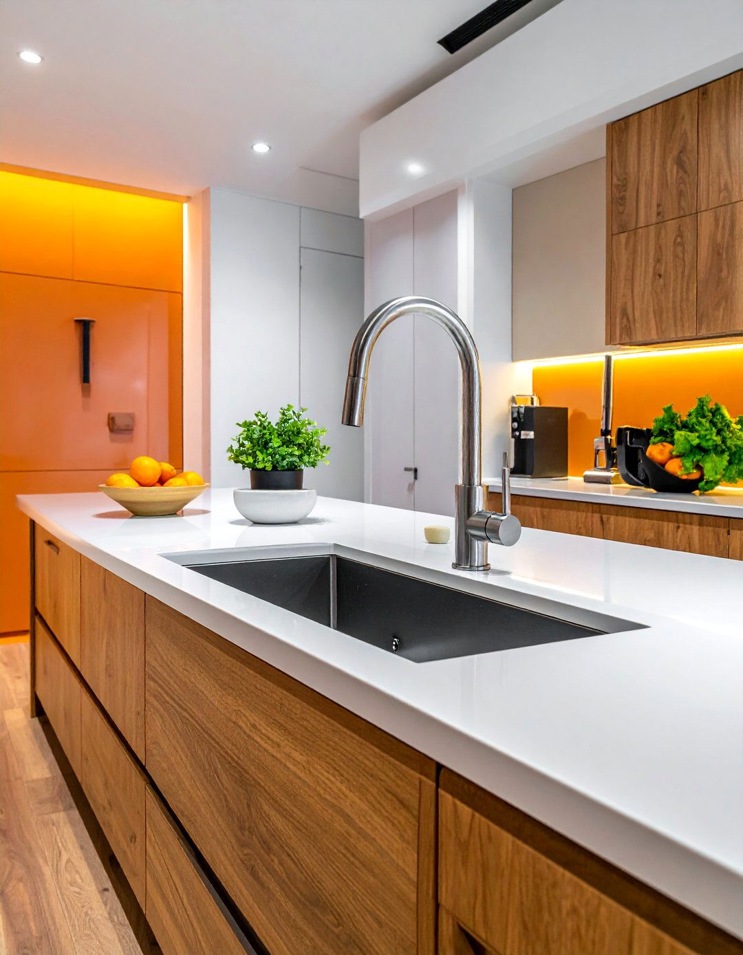 Touchless kitchen faucet - 30 brushed nickel faucet ideas