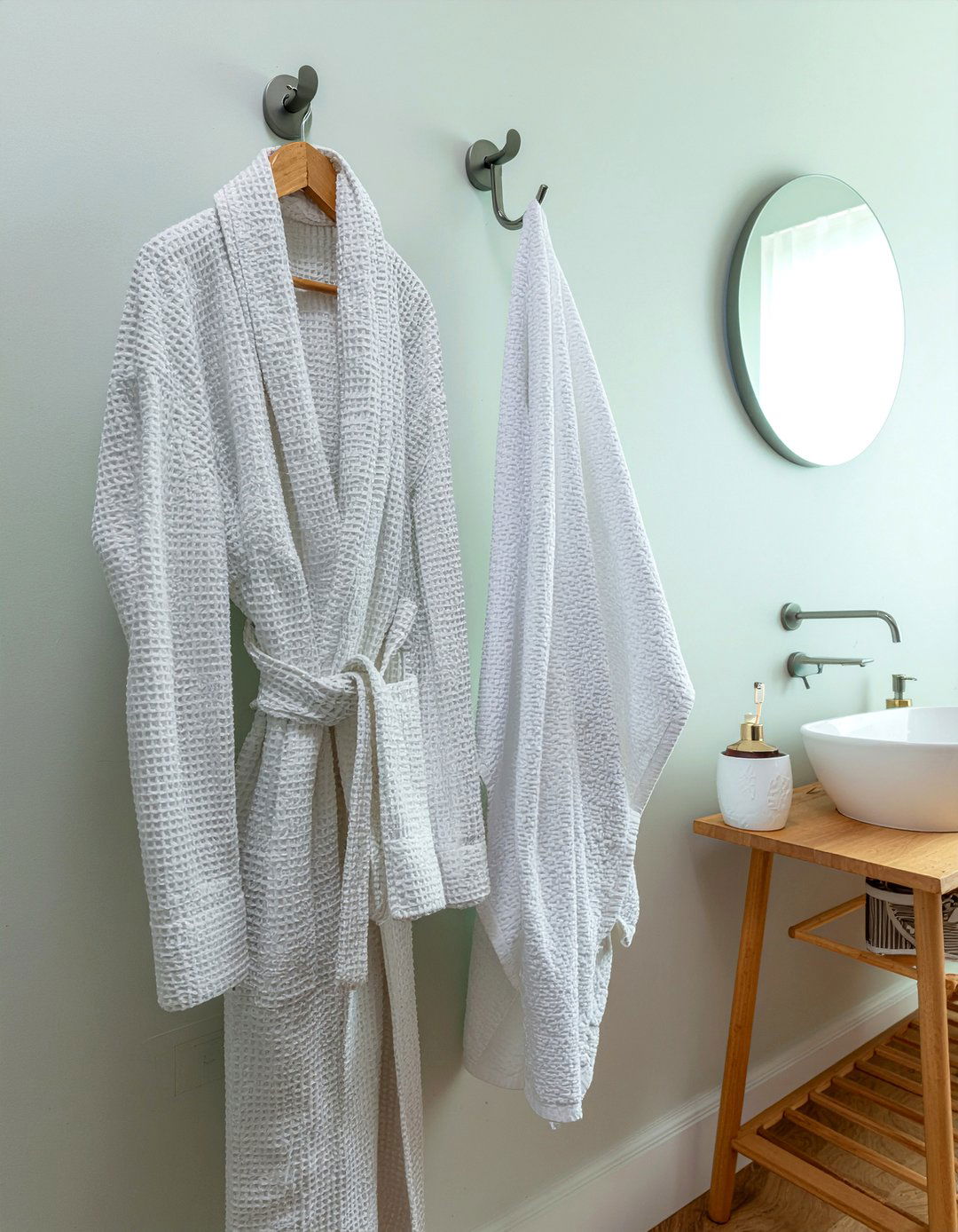 Towel Hooks - 30 bathroom storage ideas
